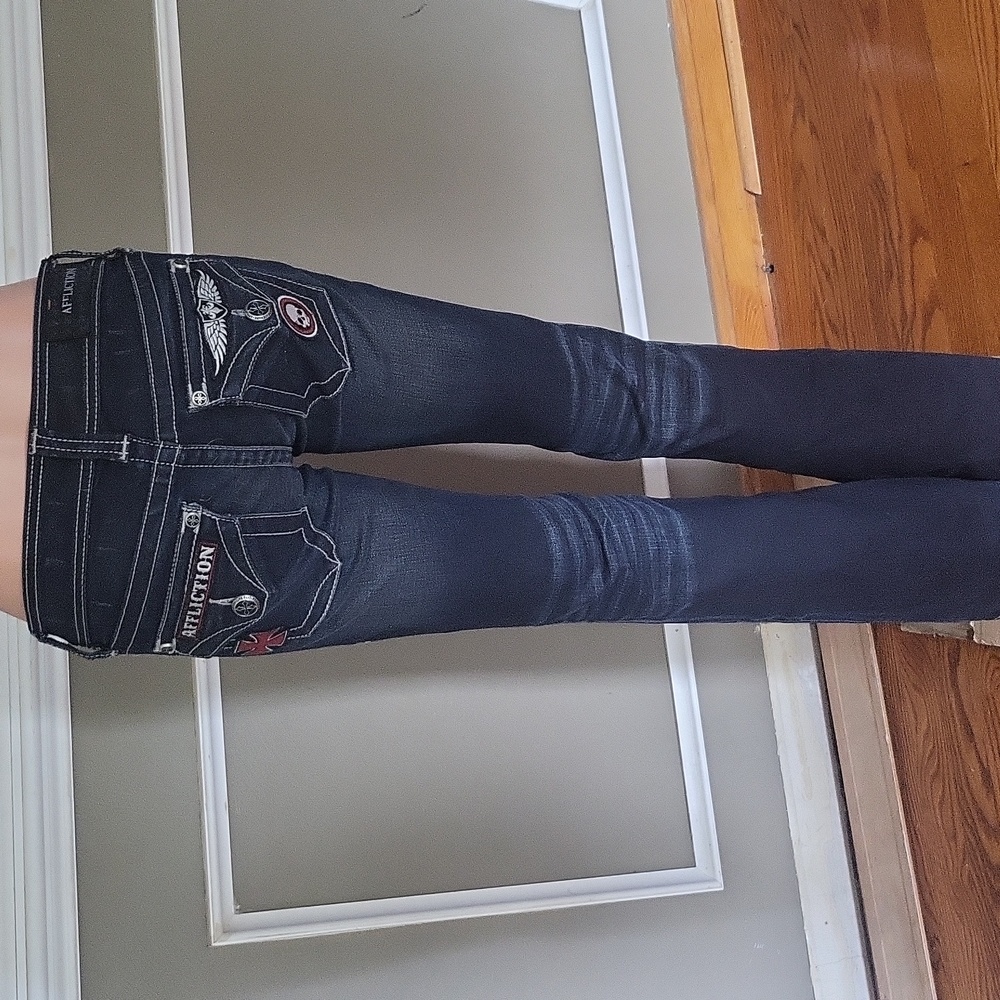 Affliction Women's Jade Boot Cut Jeans SIZE 25 Regular